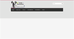 Desktop Screenshot of nobledalmatians.com
